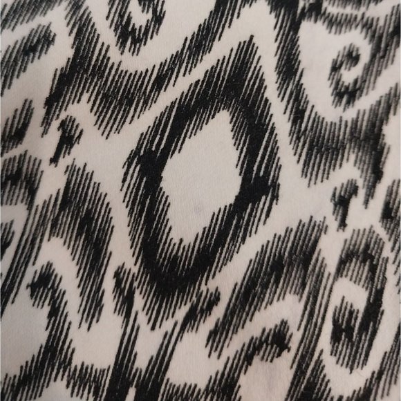 Macbeth Collection by Margaret Joseph Black White Print Pants Women's Sz XS - Picture 9 of 13